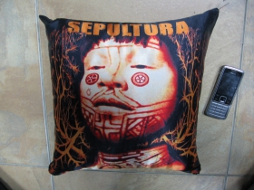 Sepultura vankúšik cca.30x30cm 100%polyester